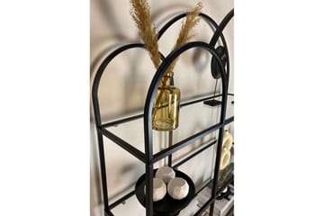Hu Bokhylla 100 cm - Svart/Transparent - Förvaring - Hylla - Bokhylla