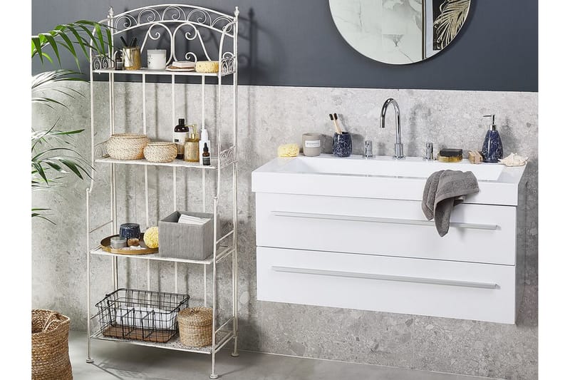 Trädgårdshylla Pavignano 61x32 cm - Beige - Förvaring - Hylla - Utomhushylla