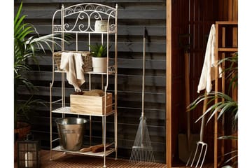 Trädgårdshylla Pavignano 61x32 cm - Beige - Förvaring - Hylla - Utomhushylla