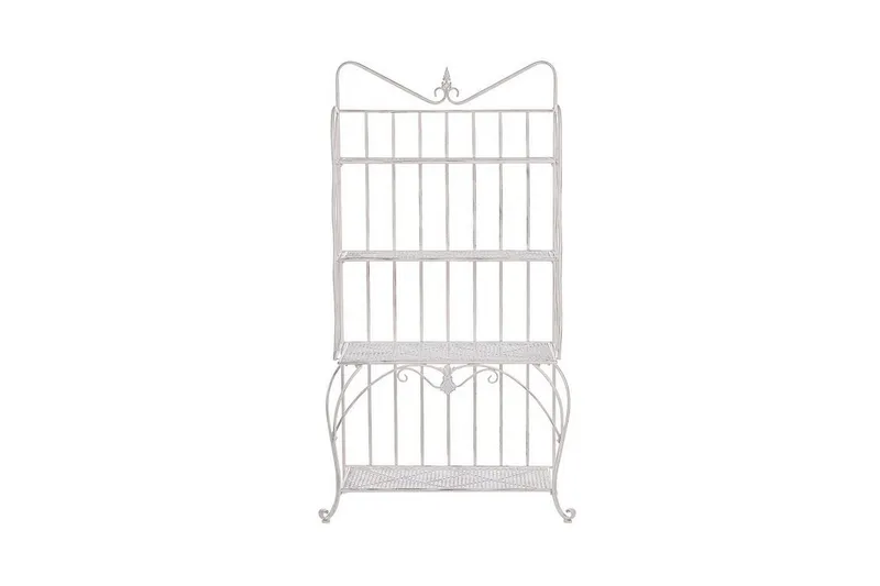 Växthylla 4 hyllor metall ljusbeige PAVONA - Beige - Förvaring - Hylla - Utomhushylla