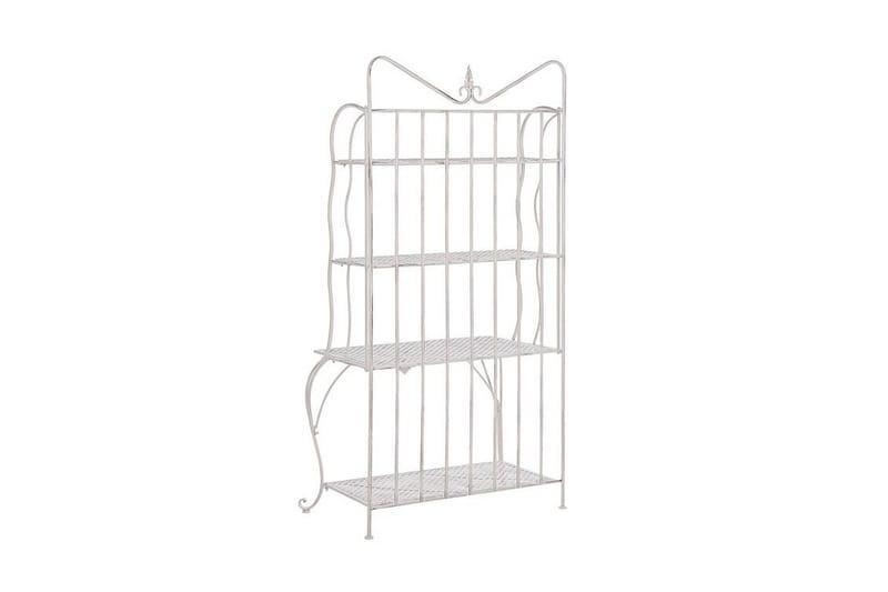 Växthylla 4 hyllor metall ljusbeige PAVONA - Beige - Förvaring - Hylla - Utomhushylla