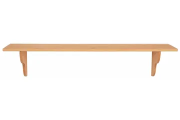 Ayala Hylla 120 cm - Ljusbrun - Förvaring - Hylla - Vägghylla