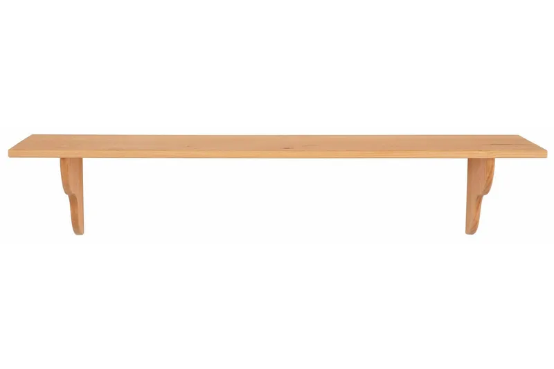 Ayala Hylla 120 cm - Ljusbrun - Förvaring - Hylla - Vägghylla