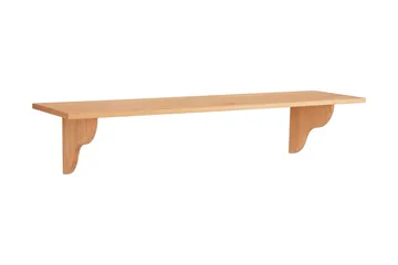 Ayala Hylla 120 cm - Ljusbrun - Förvaring - Hylla - Vägghylla