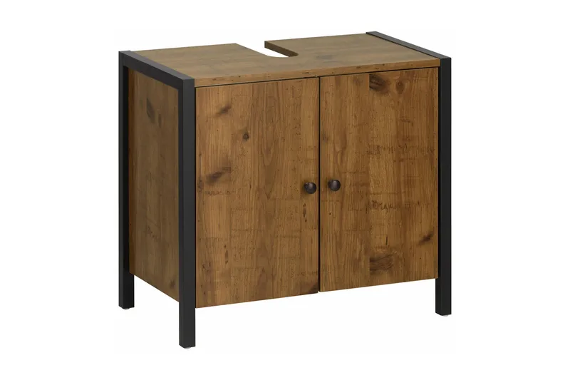 Brayden Tvättställ 60 cm, Brun/Svart