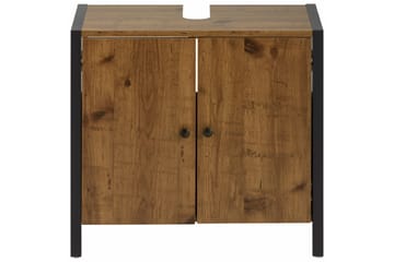 Brayden Tvättställ 60 cm - Brun/Svart - Förvaring - Badrumsförvaring - Tvättställsskåp & kommod