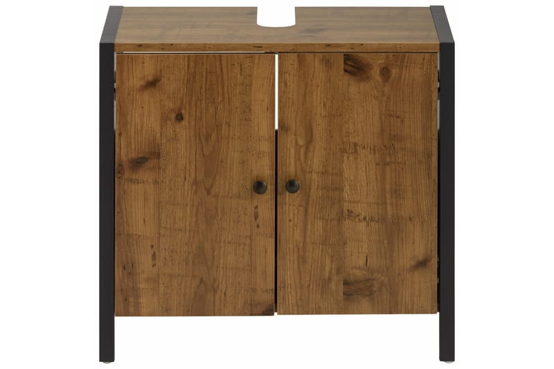 Brayden Tvättställ 60 cm - Brun/Svart - Förvaring - Badrumsförvaring - Tvättställsskåp & kommod