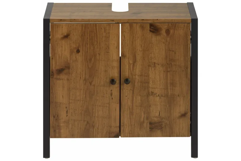 Brayden Tvättställ 60 cm - Brun/Svart - Förvaring - Badrumsförvaring - Tvättställsskåp & kommod