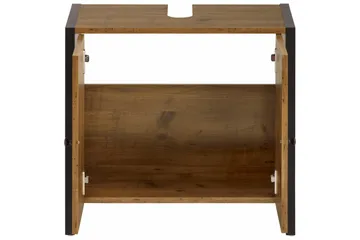 Brayden Tvättställ 60 cm - Brun/Svart - Förvaring - Badrumsförvaring - Tvättställsskåp & kommod