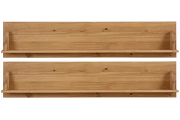 Taisia Vägghylla 120 cm 2-pack - Brun - Förvaring - Hylla - Vägghylla