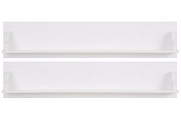 Taisia Vägghylla 120 cm 2-pack - Vit - Förvaring - Hylla - Vägghylla