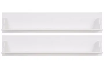Taisia Vägghylla 120 cm 2-pack - Vit - Förvaring - Hylla - Vägghylla
