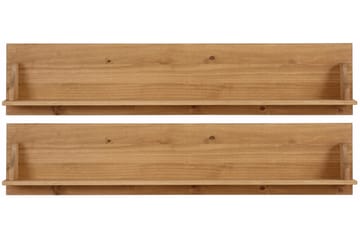 Vägghylla Moana 120 cm 2-pack - Brun - Förvaring - Hylla - Hyllsystem