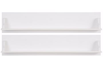 Vägghylla Moana 120 cm 2-pack - Vit - Förvaring - Hylla - Hyllsystem