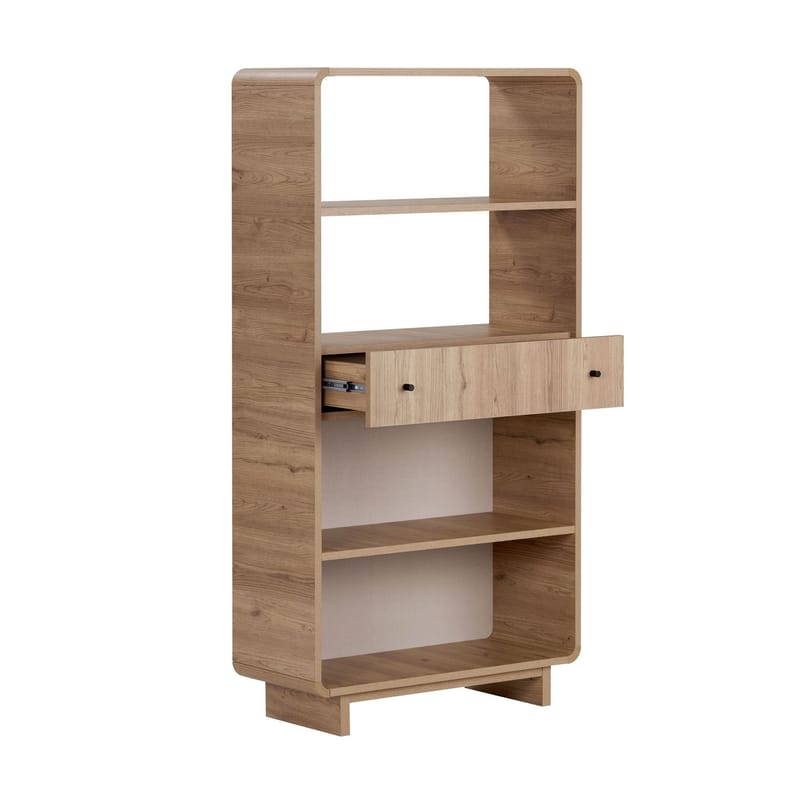 Kalvo Bokhylla 78x153x34 cm - Ek - Förvaring - Hylla - Bokhylla