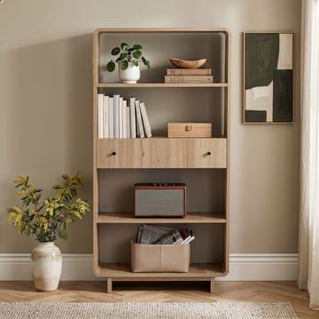 Kalvo Bokhylla 78x153x34 cm - Ek - Förvaring - Hylla - Bokhylla