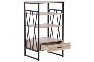 Keene Bokhylla 56 cm i Ek - Ljusbrun - Förvaring - Hylla - Bokhylla