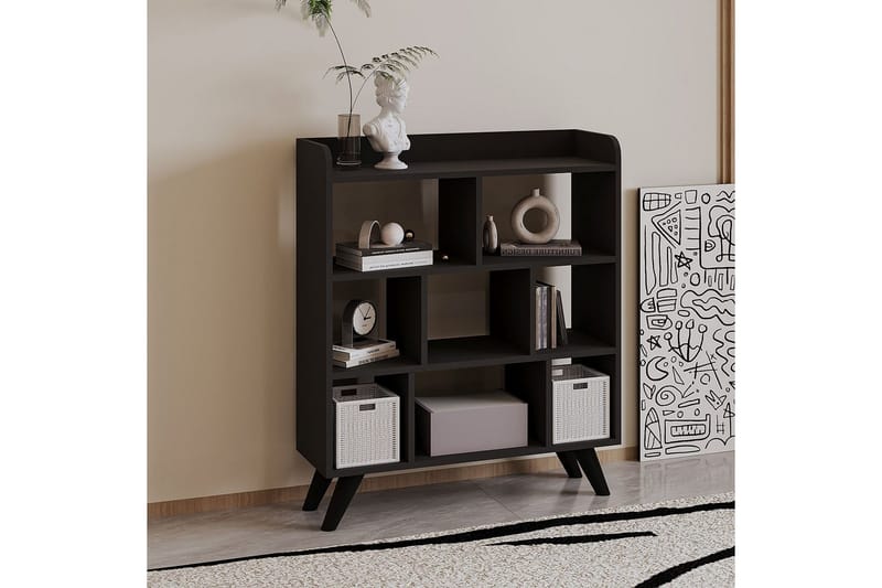 Kesto Bokhylla 90 cm - Antracit - Förvaring - Hylla - Bokhylla
