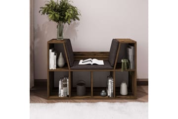 Kylen Bokhylla 103 cm - Valnöt - Förvaring - Hylla - Bokhylla