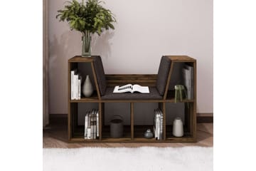 Kylen Bokhylla 103 cm - Valnöt - Förvaring - Hylla - Bokhylla