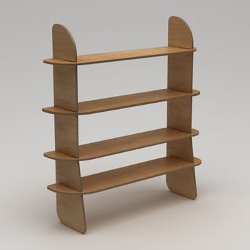 Ledina Bokhylla 150x160 cm - Naturträ - Förvaring - Hylla - Bokhylla