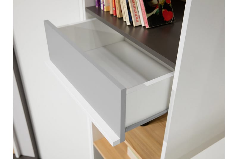 Metropolitan Bokhylla 55x40 cm - Brun/Vit/Ljusgrå/Svart - Förvaring - Hylla - Bokhylla