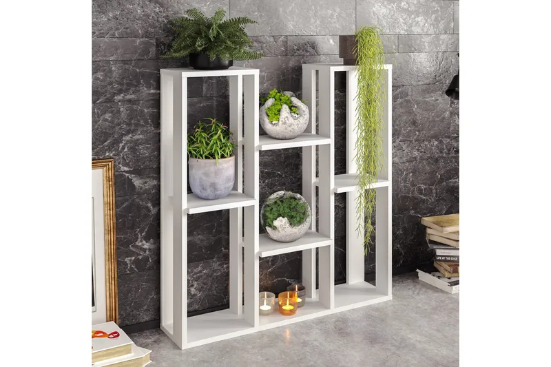 Michiyo Växtbord 90 cm - Vit - Möbler - Bord & matgrupp - Avlastningsbord & sidobord - Blombord