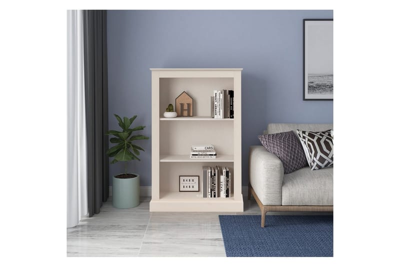 Mille Bokhylla 120x77 cm - Vit - Förvaring - Hylla - Bokhylla