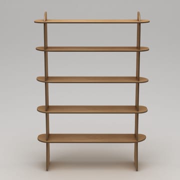 Molira Bokhylla 102x215 cm - Naturträ - Förvaring - Hylla - Bokhylla