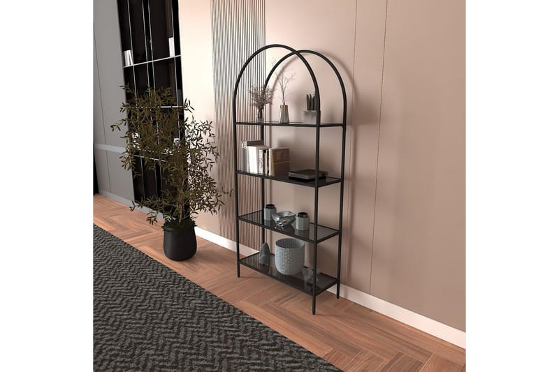 Monaia Bokhylla 80 cm - Svart - Förvaring - Hylla - Bokhylla