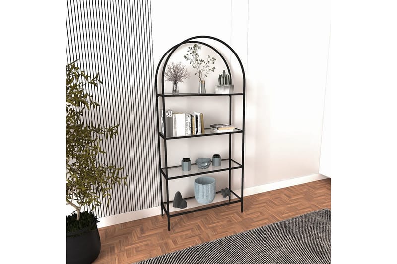 Monaia Bokhylla 80 cm - Svart - Förvaring - Hylla - Bokhylla
