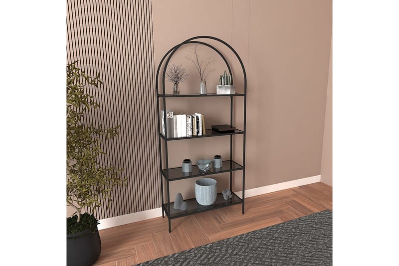 Monaia Bokhylla 80 cm, Svart