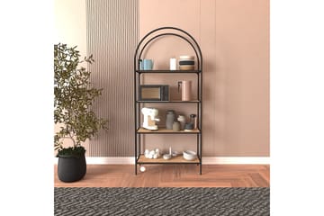 Monaia Bokhylla 80 cm - Svart/Natur - Förvaring - Hylla - Bokhylla