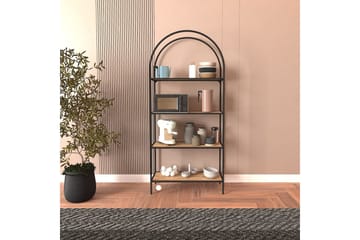 Monaia Bokhylla 80 cm - Svart/Natur - Förvaring - Hylla - Bokhylla