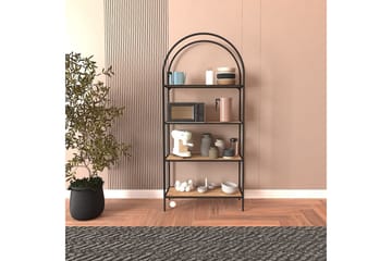 Monaia Bokhylla 80 cm - Svart/Natur - Förvaring - Hylla - Bokhylla