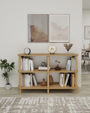 Nerola Bokhylla 80 cm - Ek - Förvaring - Hylla - Bokhylla