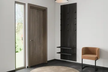 Nimes Tillbehör Hylla 67x10,5 cm - Svart - Förvaring - Hylla - Vägghylla