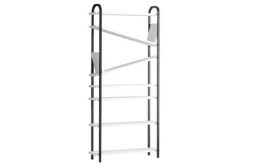 Norvas Bokhylla 78 cm - Svart/Vit - Förvaring - Hylla - Bokhylla