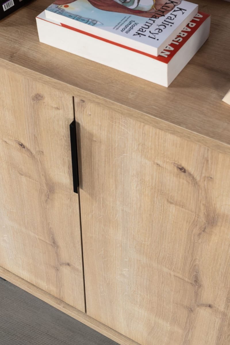 Pavio Bokhylla 120x187x30 cm - Sapphire Oak - Förvaring - Hylla - Bokhylla