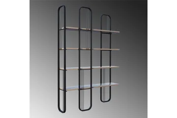 Pemu Bokhylla 125 cm - Svart - Förvaring - Hylla - Bokhylla