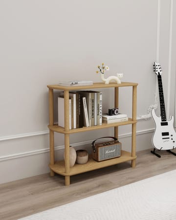 Pienk Bokhylla 80 cm - Ek - Förvaring - Hylla - Bokhylla