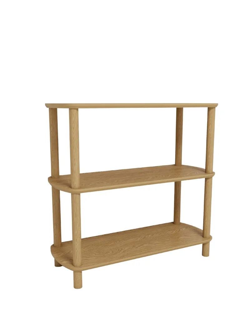 Pienk Bokhylla 80 cm, Ek