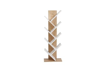 Ranko Bokhylla 46 cm - Rödfärgat trä/Vit - Förvaring - Hylla - Bokhylla