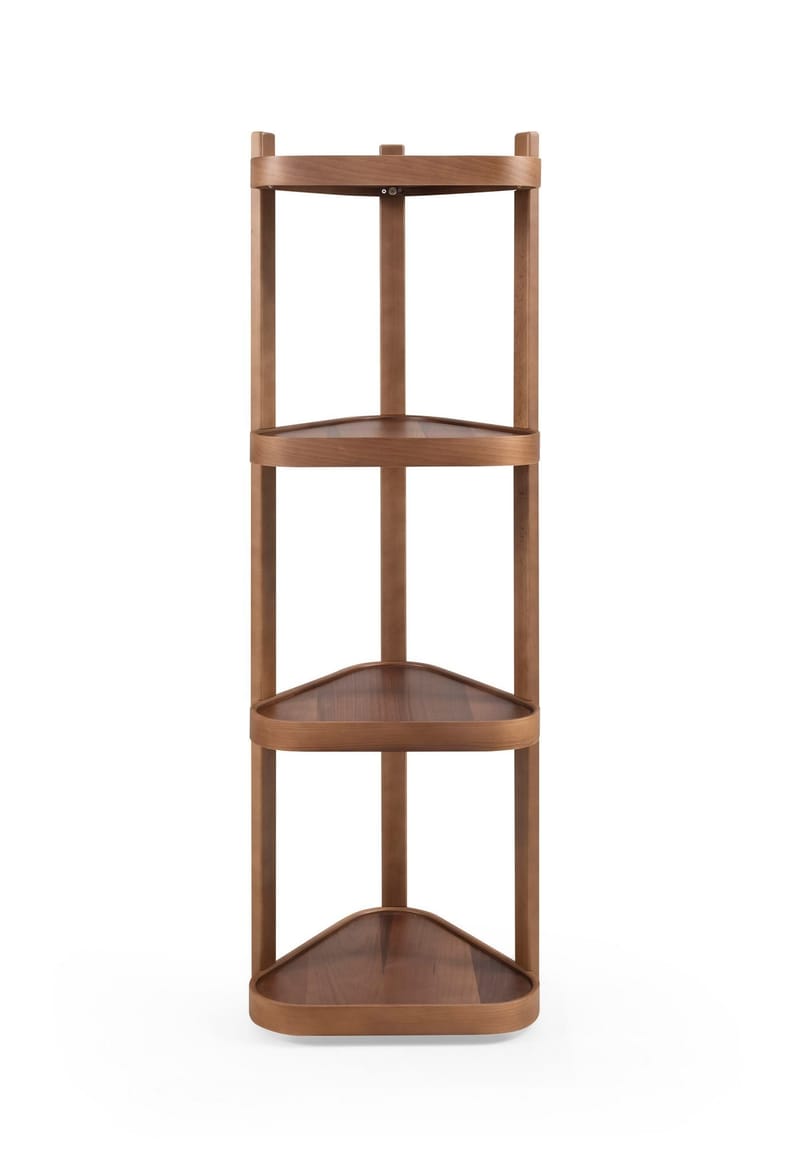 Reghum Bokhylla 46x150x46 cm - Valnöt - Förvaring - Hylla - Hörnhylla