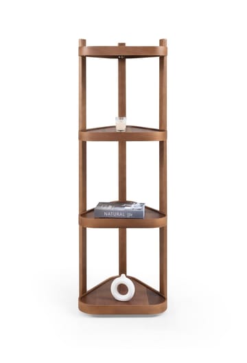 Reghum Bokhylla 46x150x46 cm - Valnöt - Förvaring - Hylla - Hörnhylla