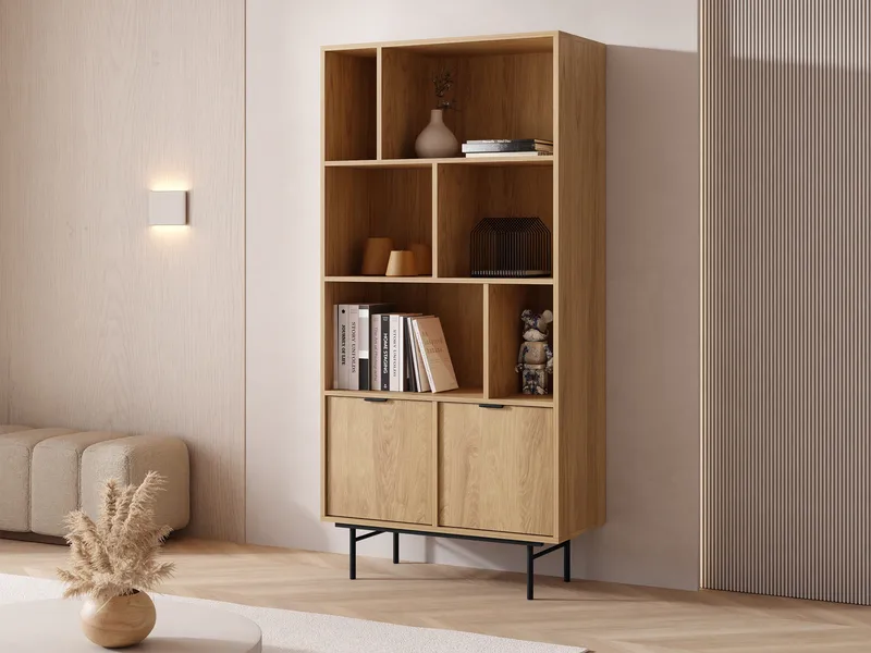 Rolden Bokhylla 90 cm i - Svart|Brun - Förvaring - Hylla - Bokhylla