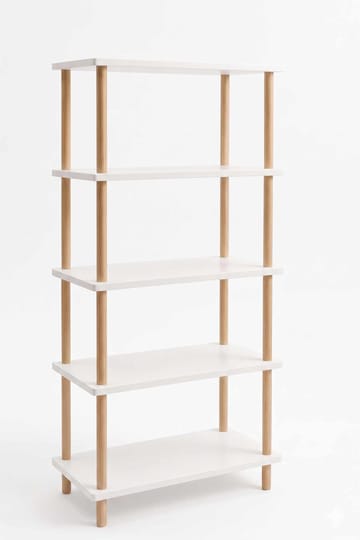Ryrhyrdhonar Bokhylla 60x136x25 cm - Vit - Förvaring - Hylla - Bokhylla