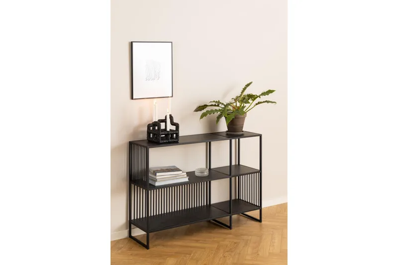 Saklani Bokhylla 120 cm - Svart - Förvaring - Hylla - Bokhylla