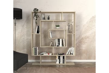 Sarmasik Bokhylla 124,8 cm - Beige - Förvaring - Hylla - Bokhylla