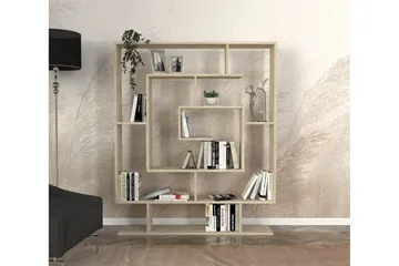 Sarmasik Bokhylla 124,8 cm - Beige - Förvaring - Hylla - Bokhylla